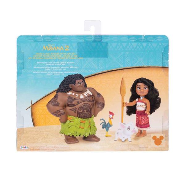 Imagem de BONECA MOANA e MAUI ARTICULADO COM ACESSÓRIOS 20CM