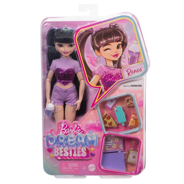 Imagem de Boneca moderna Barbie Dream Besties Renee com acessórios