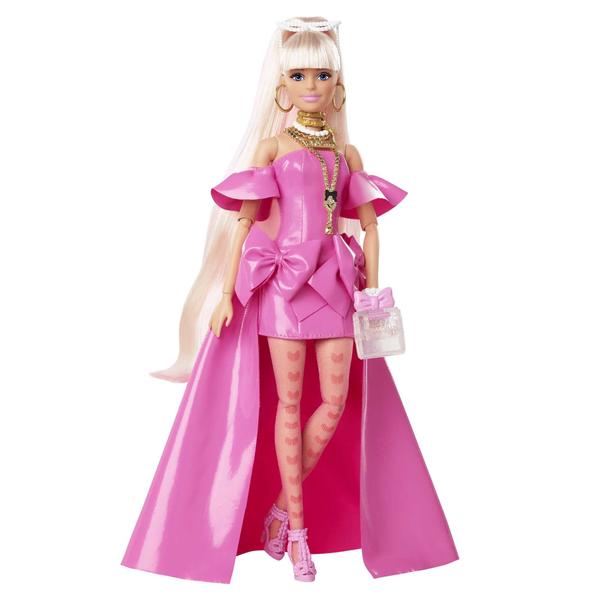 Imagem de Boneca moderna Barbie Extra Fancy com cabelo extra longo e animal de estimação