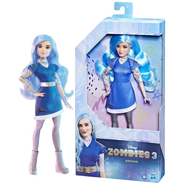 Imagem de Boneca moderna Disney Princess Zombies 3 Addison 30 cm com acc