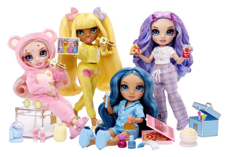 Imagem de Boneca moderna Rainbow High Jr High PJ Party Bella Pink 9