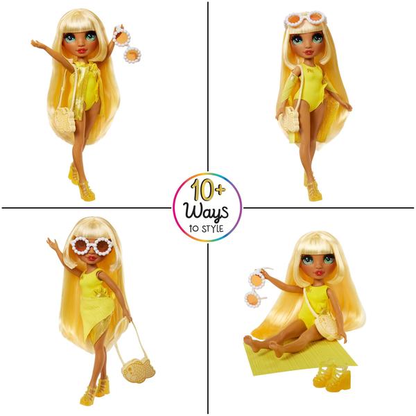 Imagem de Boneca moderna Rainbow High Swim & Style Sunny Yellow 11"