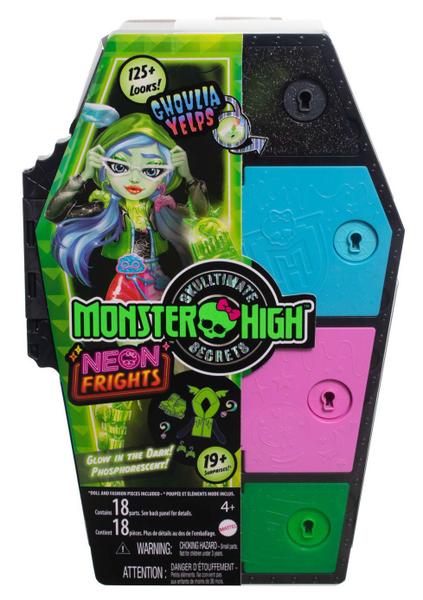 Imagem de Boneca Monster High c/ Caixa e 15 Acessórios - Skulltimate Secrets - Mattel