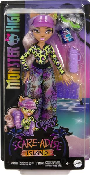 Boneca Monster High Scare-adise Island Clawdeen Wolf com acessórios Imagem de Boneca Monster High Scare-adise Island Clawdeen Wolf com acessórios