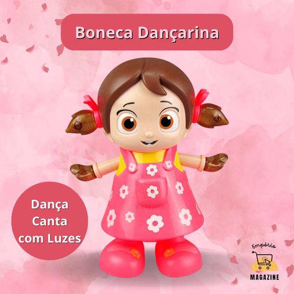 Imagem de Boneca Musical Canta Dança Acende Luz Dance Girl Brinquedo Infantil Menina