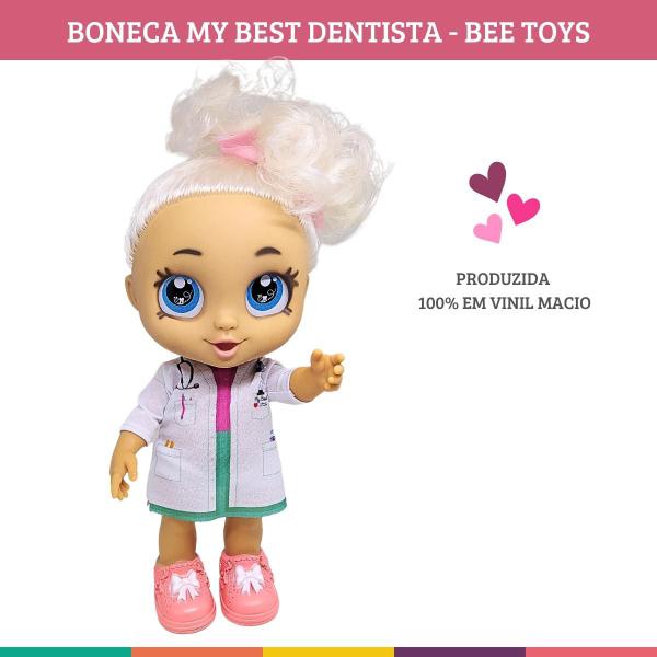 Imagem de Boneca My Best Dentista Acessórios Lúdicos Bee Toys