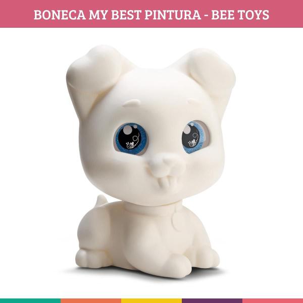 Imagem de Boneca My Best Pintura Com Cachorrinho E Acessórios Bee Toys