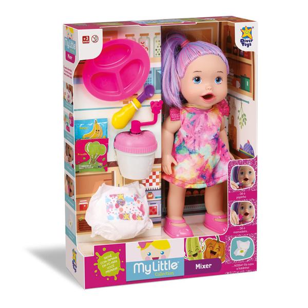 Imagem de Boneca My Little Collection Mixer Come E Faz Caquinha - Divertoys