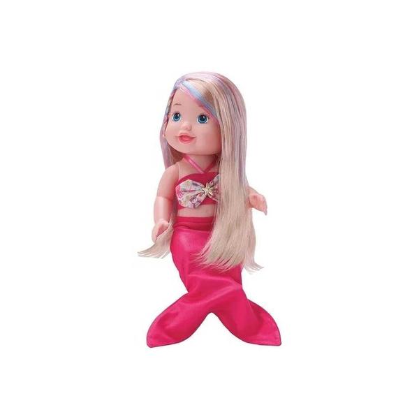 Imagem de Boneca My Little Collection Sereia Divertoys Ref.8040 Rosa