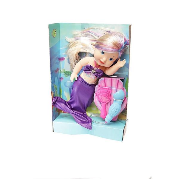 Imagem de Boneca My Little Collection Sereia Divertoys Ref.8040 Roxo