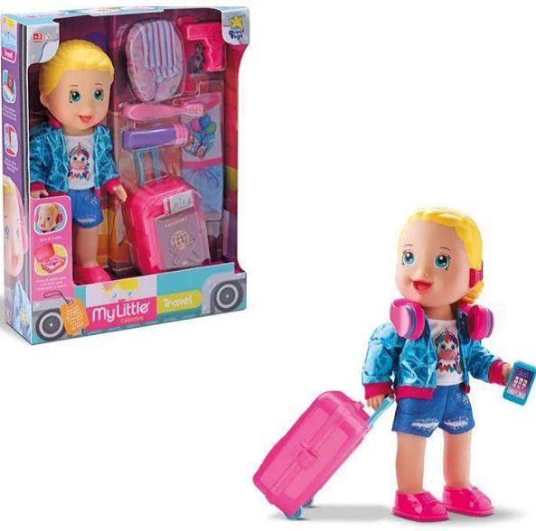 Imagem de Boneca My Little Collection Vamos Viajar Menina - Divertoys