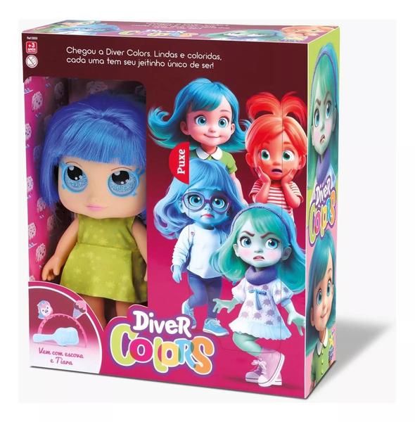 Imagem de Boneca My Little Colors Branca 8326 - Divertoys