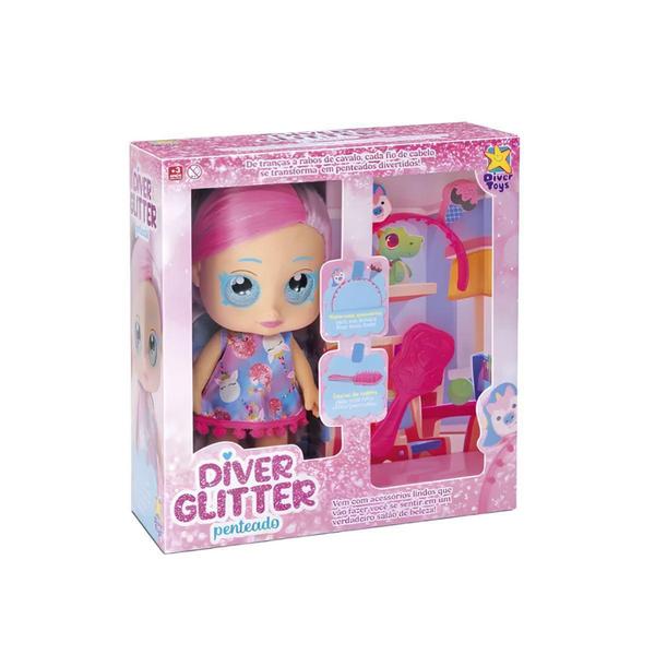 Imagem de Boneca My Little Glitter Penteados Acessórios - Divertoys