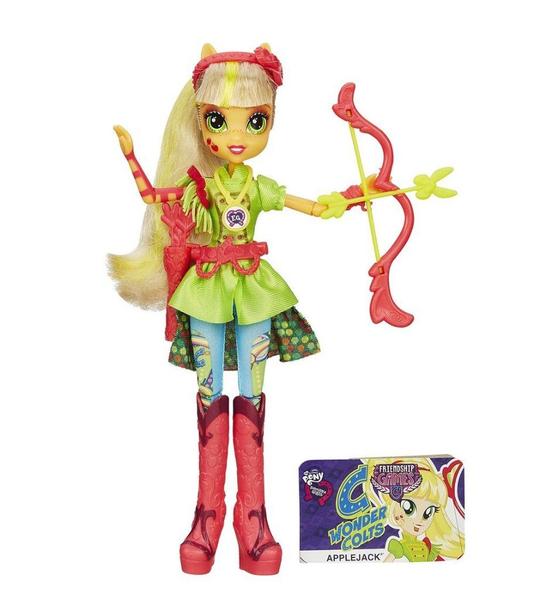 Imagem de Boneca My Little Pony Equestria Girls Wondercolt Luxo Apple Jack - Hasbro