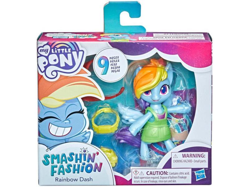 Imagem de Boneca My Little Pony Smashin Fashion Hasbro - 7,6cm com Acessórios