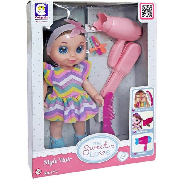 Boneca my sweet love style hair 31cm cotiplas Imagem de Boneca my sweet love style hair 31cm cotiplas