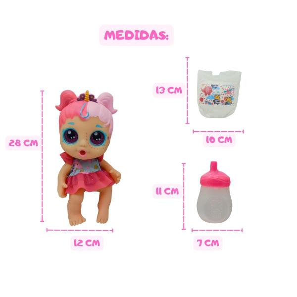 Imagem de Boneca MyLittle Glitter Faz Xixi C/ Acessórios - Divertoys