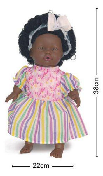 Imagem de Boneca Negra Judy Beauty com Kit de Beleza Completo - Atacarejo Kids