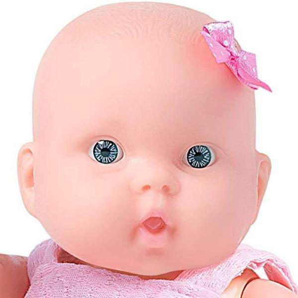 Imagem de Boneca Nenequinha Clássica Vestido Rosa Super Toys 342