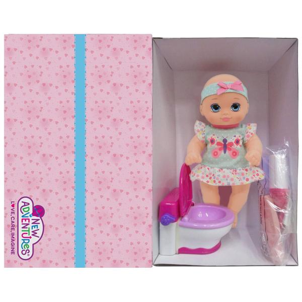 Imagem de Boneca New Adventures Little Darlings It's My Potty 25 cm com cadeira