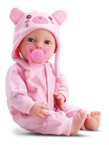 Imagem de Boneca New Born Brincando De Pijama Estilo Reborn - Divertoys