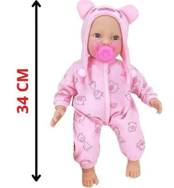 Imagem de Boneca New Born - Brincando de Pijama - Menina  - Divertoys