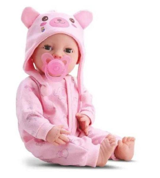 Imagem de Boneca New Born - Brincando de Pijama - Menina  - Divertoys