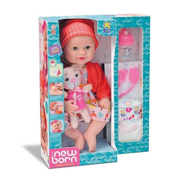 Imagem de Boneca New Born Divertoys Body Laranja Ref.8203