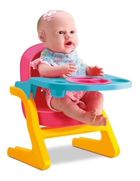 Imagem de Boneca new born primeira papinha - divertoys