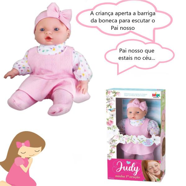 Imagem de Boneca Oração Reza Ora Pai Nosso Brinquedo Judy Milk 673