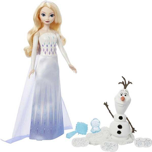 Imagem de Boneca Original Disney Frozen Elsa e Olaf aventuras Mattel