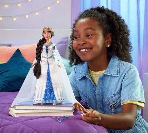 Imagem de Boneca Original Disney Wish Rainha Amaya de Rosas Mattel