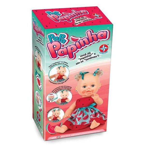 Imagem de Boneca Papa Papinha Classica Newborn Reborn Estrela