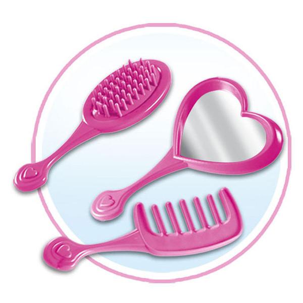 Boneca Para Fazer Penteados Cinty Busto Loira Com Acessórios - Milk Brinquedo Imagem de Boneca Para Fazer Penteados Cinty Busto Loira Com Acessórios