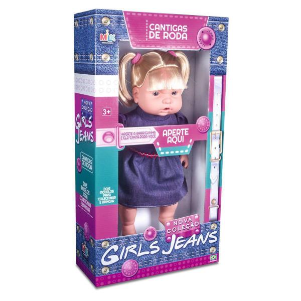 Imagem de Boneca Para Menina Girls Jeans Canta 3 Cantigas de Roda 42cm