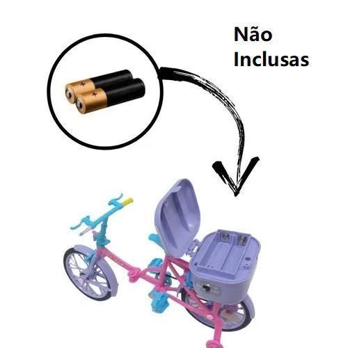 Imagem de Boneca Passeio De Bicicleta Com Luzes, Som E Anda Sozinha