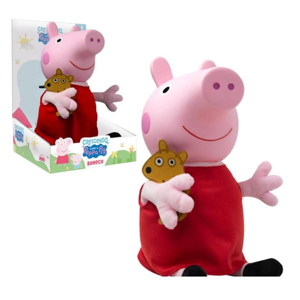 Imagem de Boneca Peppa Pig 32cm - Ref KL88066