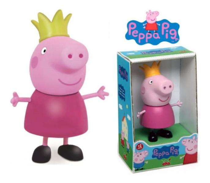 Imagem de Boneca Peppa Pig Princesa 15 Cm - Elka 997