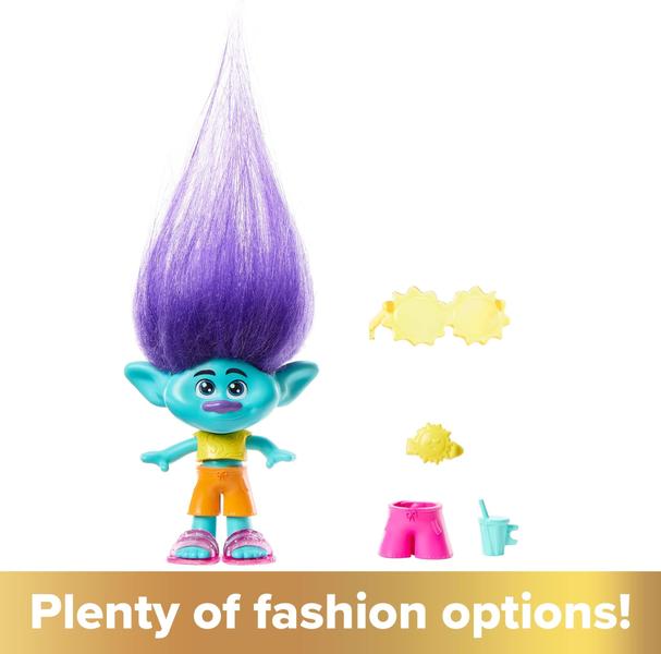 Imagem de Boneca pequena Mattel DreamWorks Trolls Band Together Hair Pops