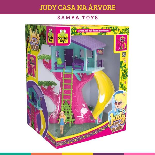 Imagem de Boneca Playset Judy Casa Na Árvore Brinquedo Samba Toys