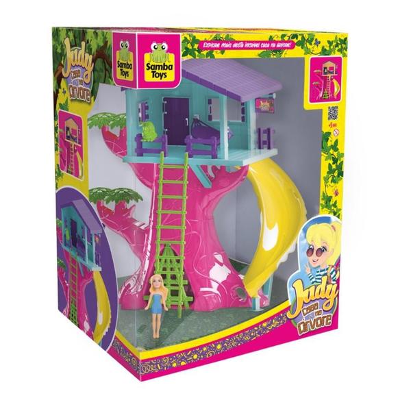 Imagem de Boneca Playset Judy Casa Na Árvore Brinquedo Samba Toys