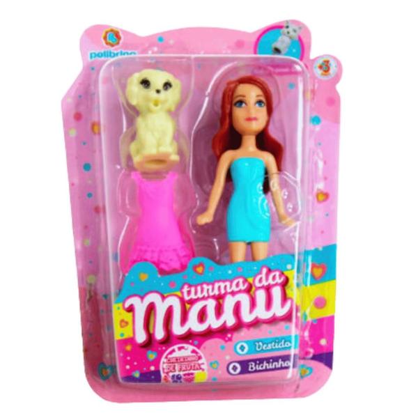 Imagem de Boneca Polibrinq Turma da Manu Mini Colecionáveis und