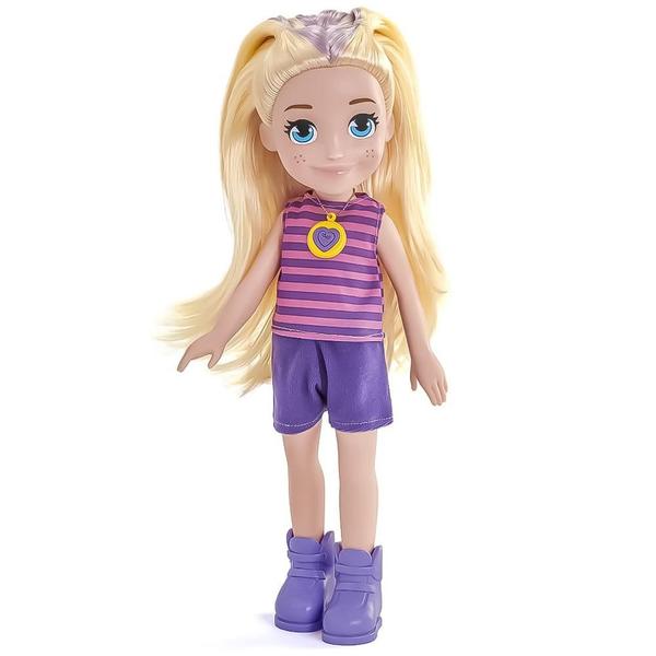 Imagem de Boneca Polly Camping Polly Pocket 38cm Roxo Pupee 1106 3+