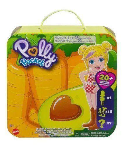 Imagem de Boneca polly conjunto moda surpresa cenoura gvy55 mattel