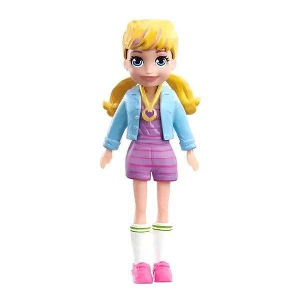 Imagem de Boneca Polly Pocket Básica Casaco Azul HKV76 - Mattel (41194)