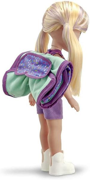 Imagem de Boneca Polly Pocket Camping Mochila Vira Saco De Dormir 1106