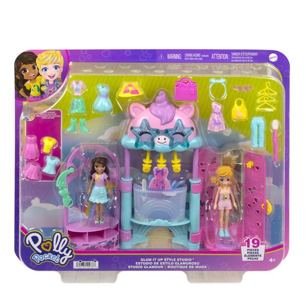 Imagem de Boneca Polly Pocket Conjunto Botique Fashion Do Unicórnio - Mattel