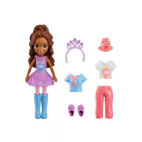 Imagem de Boneca Polly Pocket Conjunto de Moda Pequeno Sortido HNF50 Mattel