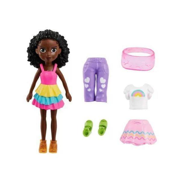 Imagem de Boneca Polly Pocket Conjunto de Moda Pequeno Sortido HNF50 Mattel