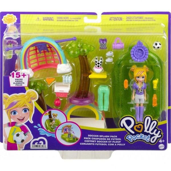 Imagem de Boneca Polly Pocket Conjunto Futebol - Mattel HDW61